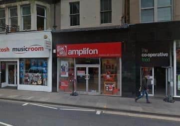 The former Amplifon shop in Shandwick Place is set to become a takeaway, but the new operator is not yet known
