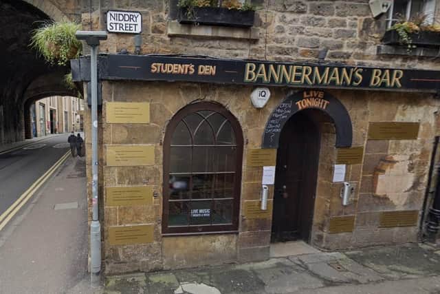 Bannerman’s on the corner of Niddry Street is said to be haunted by a male ghost called Mr Boots or The Watcher (photo: Google Maps).