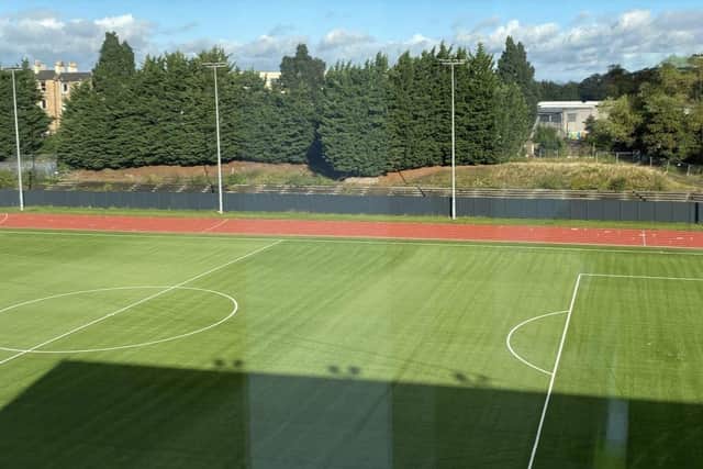 Edinburgh City's new stand will stretch the full length of the pitch, consisting of 205 seats and 1,236 spaces for standing spectators.