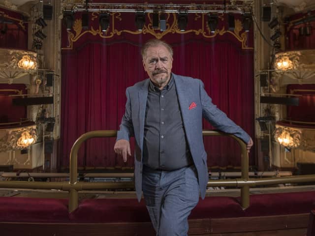 Succession actor Brian Cox is among the stars who have backed the refurbishment plans at the King's Theatre in Edinburgh. Scotland. Photo by Phil Wilkinson.