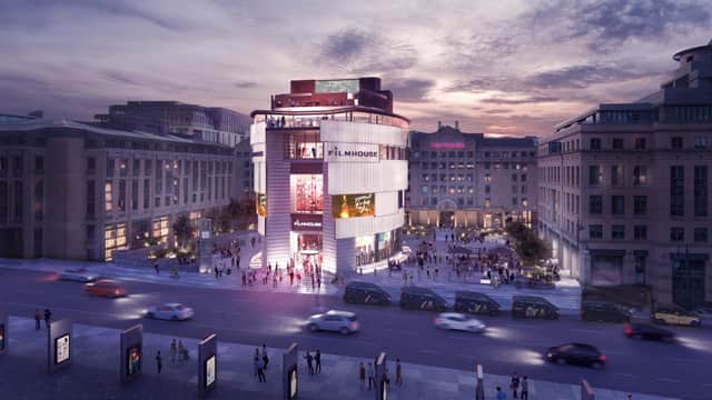 Festival Square in Edinburgh's west end would be transformed under the plans for the new £60 million Filmhouse development. (Picture: Richard Murphy Architects)