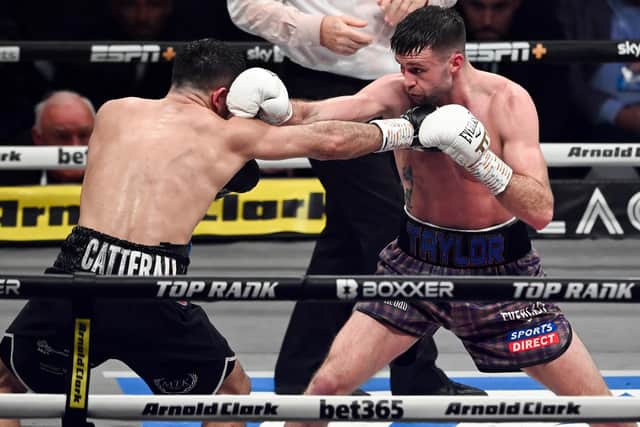 Josh Taylor is hoping to finalise a re-match with Jack Catterall in March or April next year after a controversial verdict in their world super-lightweight title fight in Glasgow earlier this year. Picture: Paul Devlin / SNS