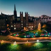 Artist Hannah Ayre has created a new art installation for The Mound for Edinburgh's Christmas festival.