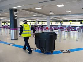 Edinburgh Airport is still only handling 10 per cent of its normal passenger numbers. Picture: Lisa Ferguson