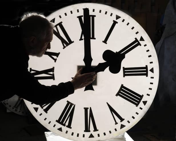 People across Edinburgh will be putting their clocks forward an hour when they go to bed tonight. Pic Ian Rutherford