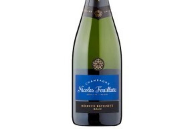 A classic tasting budget fizz, a bottle of Nicholas Feuillate Brut Champagne will set you back just £20 from Sainsbury's at the moment.