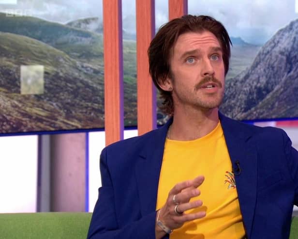 Dan Stevens stunned the presenters of The One Show as he criticised Boris Johnson live on UK television.