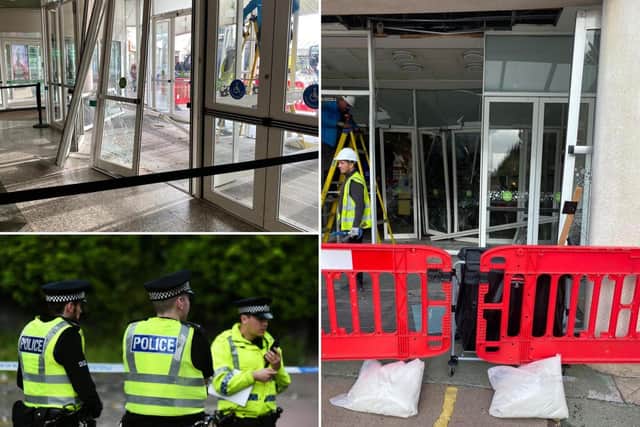 Edinburgh Crime: Stolen car smashes into Gyle Centre as two men escape after attempted break-in