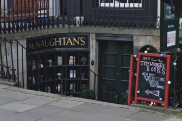 This antiquarian bookshop in Haddington Place is the oldest of its kind in Scotland. As well as buying and selling old and rare books, McNaughtan’s is also a gallery hosting Typerwronger Books and secondhand typewriters. Visit: mcnaughtans.co.uk