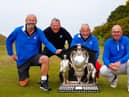 Heriot's Quad players Dave Campbell, Innes Christie, John Archibald and Scott Johnston won last year's Dispatch Trophy at the Braids. Picture: Scott Louden.