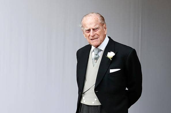 Prince Philip, Duke of Edinburgh attends the wedding of Princess Eugenie of York to Jack Brooksbank at St. George's Chapel on October 12, 2018. Picture: Alastair Grant - WPA Pool/Getty Images