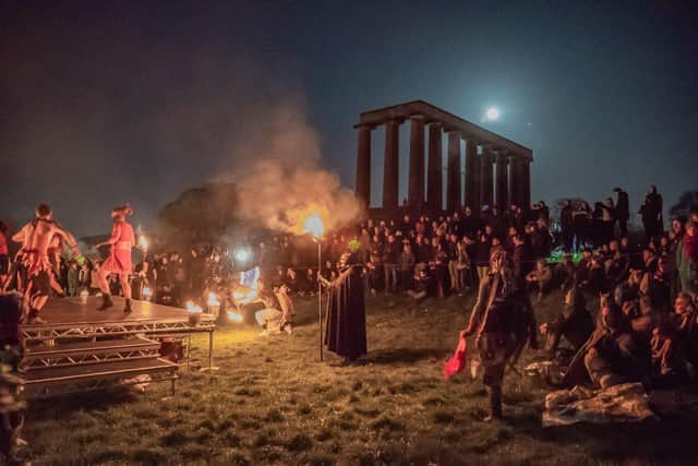 The Beltane Fire Festival in Edinburgh is one the largest celebrations of its kind in the world. Photo: Gordon Veitch for Beltane Fire Society