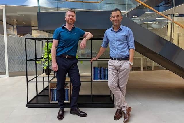 Matthew Williams, founder and chief executive, and Roberto Ricci, co-founder and chief commercial officer, both of Ionate.