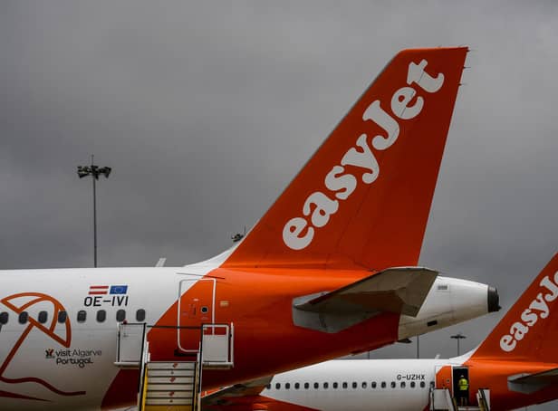<p>EasyJet is bringing its Fearless Flyer course back to Gatwick Airport on Sunday, November 27, to help nervous flyers take control and overcome their fears. Picture by PATRICIA DE MELO MOREIRA/AFP via Getty Images</p>