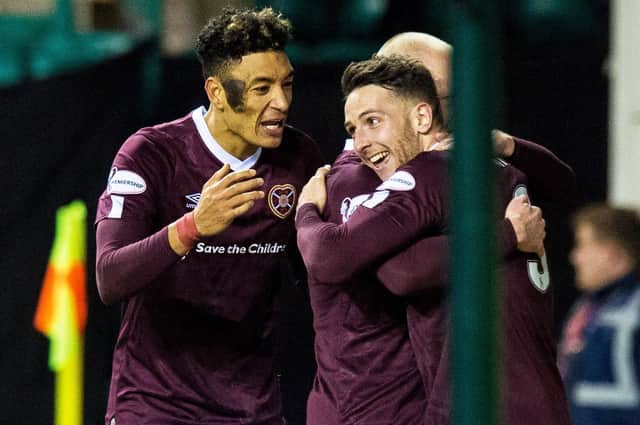 Sean Clare and Conor Washington were two former Hearts players on the move earlier this summer transfer window. Picture: SNS