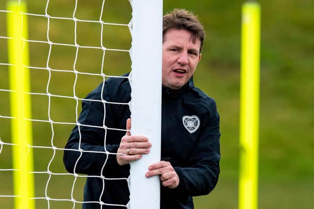 Hearts manager Daniel Stendel is back home in Germany.