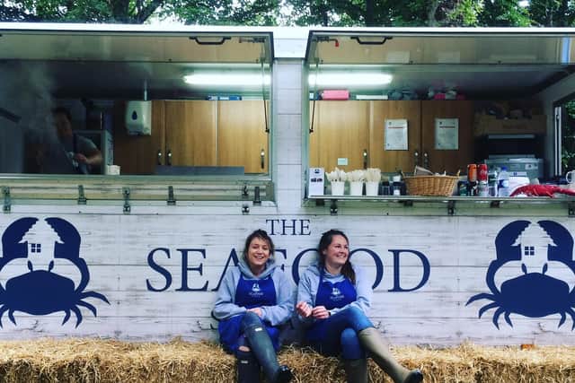 Fenella and Kirsty from The Seafood Shack