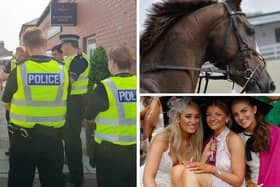 Police Scotland has issued a message saying there will be a significant police presence in Musselburgh today as the ladies day gets underway.