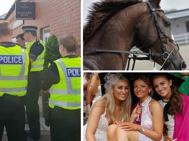 Police Scotland has issued a message saying there will be a significant police presence in Musselburgh today as the ladies day gets underway.