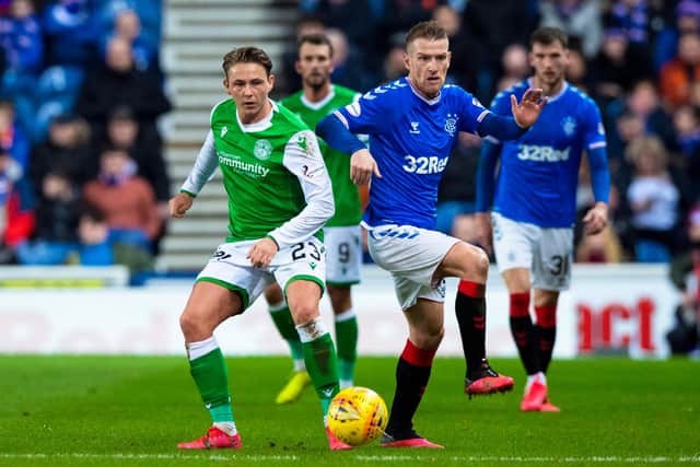 Hibs and Rangers meet on Boxing Day. Picture: SNS