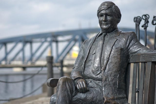 If you’re wandering around the Water of Leith and looking for friendly company, Sandy will always be willing to share his bench with you. Sandy Irvine Robertson OBE, who played an important part in bringing the Royal Yacht Britannia to Leith, founded the Scottish Business Achievements Awards Trust. The statue was commissioned by his friends after his death in 1999. Photo Credit: Rayonick Flickr