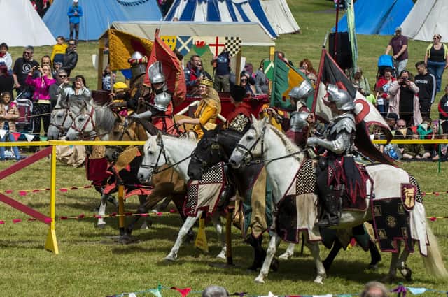 The Spectacular Jousting event at Linlithgow Palace. Photo by Lisa Ferguson.