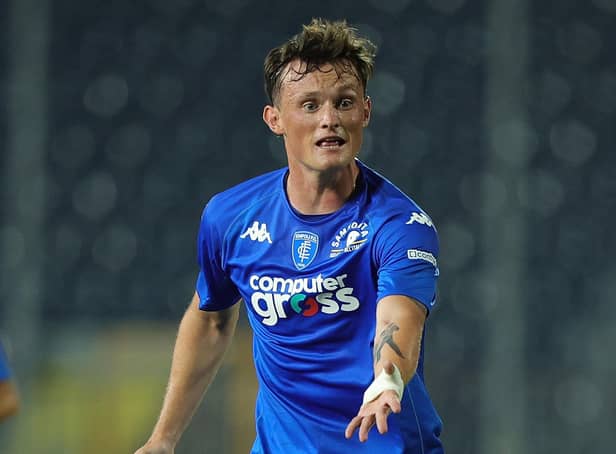 Liam Henderson in action for Empoli during a Serie A matchwith Hellas Verona at Stadio Carlo Castellani last month
