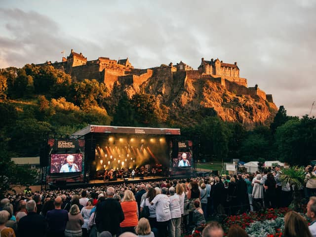 West Princes Street Gardens has played host to the Summer Sessions concert series in recent years.