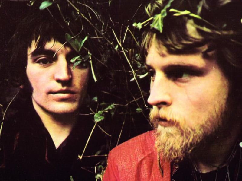 The Incredible String Band (sometimes abbreviated as ISB) were a Scottish psychedelic folk band formed by Clive Palmer, Robin Williamson and Mike Heron in Edinburgh in 1966. Palmer and Willisams started off as a traditional folk duo in 1963, performing at folk nights in the Capital, particularly at a weekly club run by Archie Fisher in the Crown Bar. The group enjoyed chart success, particularly for their 1968 album The Hangman's Beautiful Daughter, one of 12 albums they released. Although successful, they were often seen as an underground band, loved by the British counterculture of the time. Following Palmer's early departure, Williamson and Heron performed as a duo, later augmented by other musicians. The band split up in 1974.