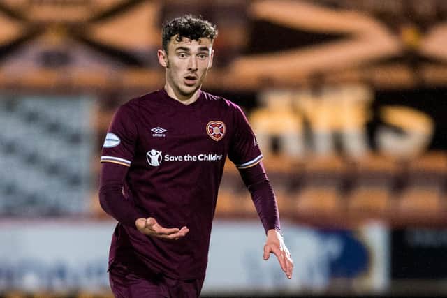 Hearts want to keep young midfielder Andy Irving.