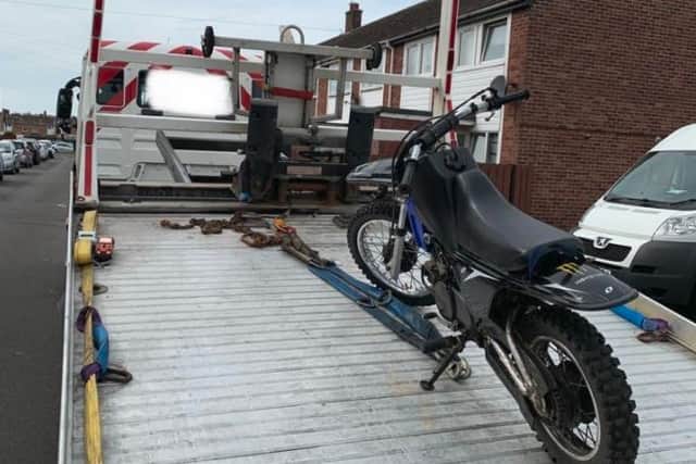 Police said they have seized the motorbike.