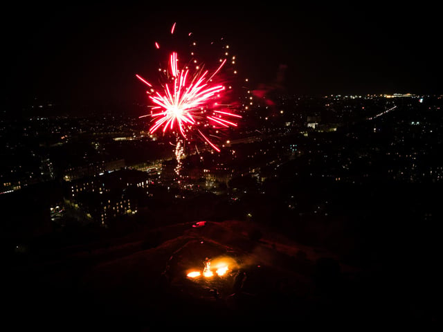 Edinburgh Dusherra came to a close this year with a spectacular fireworks finale.