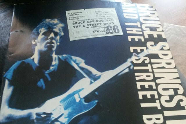 Bruce Springsteen - programme from the 1981 River tour