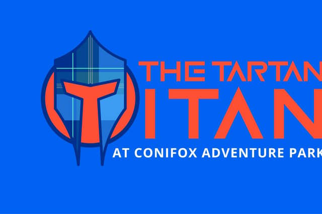 The Tartan Titan logo.