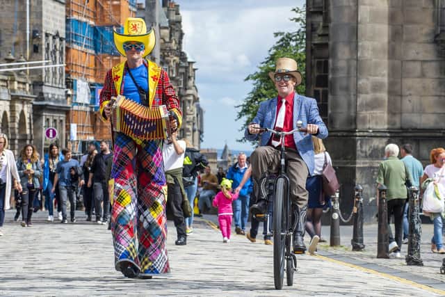 The festival fringe, above, is among the events and attractions in a sector which has become the bedrock of the city’s modern success, says Donald Anderson