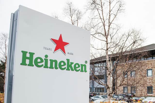 Heineken is present in Scotland with its Caledonian Brewery, and its corporate base at Edinburgh’s Gyle, which is also home to its Star Pubs & Bars arm. Picture: Ian Georgeson