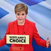 Nicola Sturgeon should prioritise issues like long Covid and delay her plans for a second independence referendum (Picture: Jeff J Mitchell/WPA pool/Getty Images)