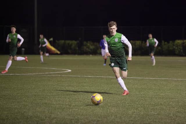 Josh O'Connor's double had Hibs ahead at the break but Rangers fought back in the second half. Picture: Maurice Dougan