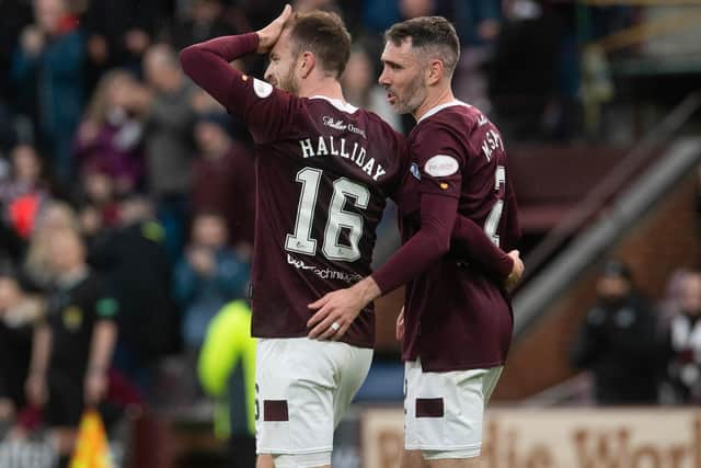 Hearts must wait to see if Andy Halliday and Michael Smith are available this weekend.