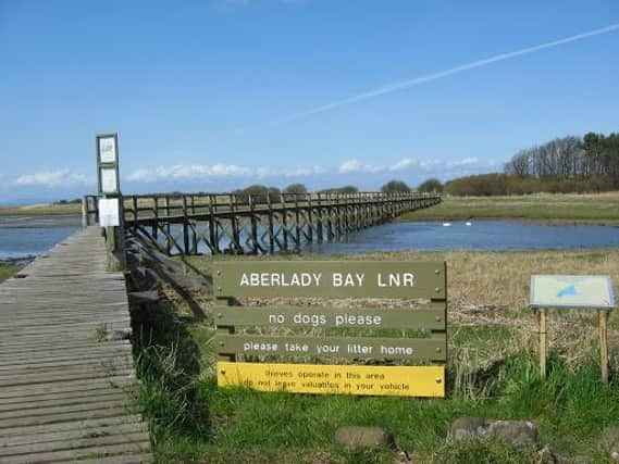 Dogs are already banned from Aberlady Nature Reserve