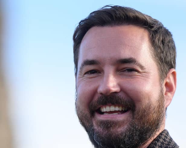 Martin Compston at the Waterfront Cinema in Greenock ahead of the preview of his new series, Martin Compston's Scottish Fling. Picture: John Linton