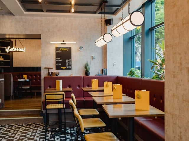 With seating for up to 65 people indoors and 70 outdoors, the venue provides a variety of comfort food options as well as entertainment such as live music, making it a popular location for Leith revellers.