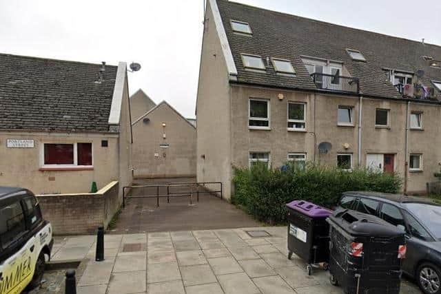 Crime scene: The OAP was targeted in Leith's Hamburg Place