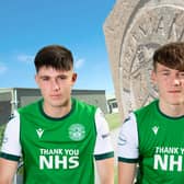 Connor Young (left) and Josh O'Connor were on target for Hibs Under-18s