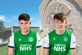 Connor Young (left) and Josh O'Connor were on target for Hibs Under-18s