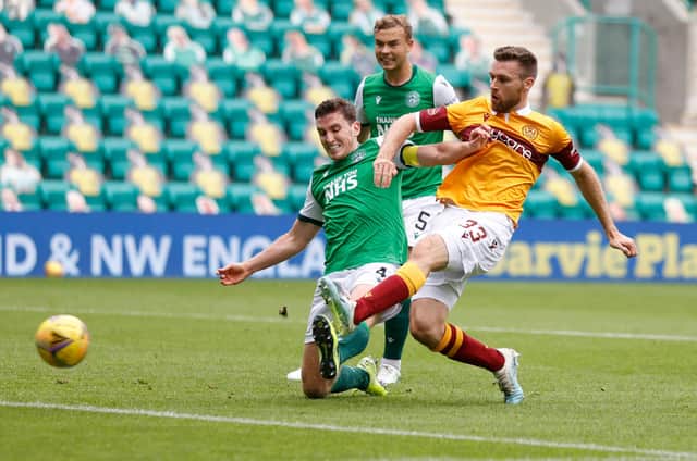 Hibs' Saturday evening match against Motherwell on matchday three was low on entertainment. Picture: Andy Barr Photography / Scottish Sun - Pool via SNS Group
