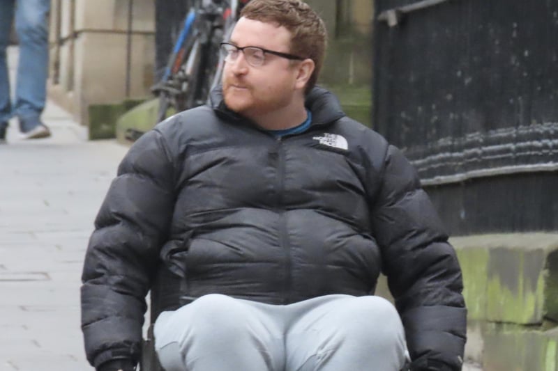 A disabled man who smashed a laptop over the head of his terrified partner during a shocking campaign of domestic abuse has escaped a jail sentence. Ross Queripel, 27, repeatedly abused and assaulted the woman over 16 months when the pair lived as a couple at his Edinburgh home. Queripel constantly monitored the victim’s movements and mobile phone use and took control of her social media accounts.He also battered his partner over the head with the computer during one savage assault while in a separate attack he attacked her with a glass candle. Edinburgh Sheriff Court also heard on one occasion Queripel forced the woman into his car at night and dumped her at a deserted car park while she was only wearing pyjamas. Queripel, who attended court on November 30 for sentencing in a wheelchair, was placed on a two year supervision order and will have stay within his home between 7pm and 7am for the next four months as part of a restriction of liberty order. The sheriff also ordered him to engage with the domestic abuse organisation the Caledonian Men’s Programme and issued a non-harassment order where he is banned from having contact with the woman for the next 10 years.
