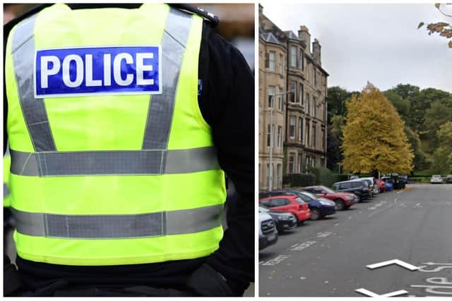 Police were called to Hillside Street in Edinburgh on Saturday after a woman was robbed of her vehicle. Photo: Google