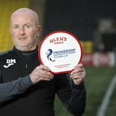 Livingston boss David Martindale is the Glen's manager of the month for November. Picture:  Paul Devlin / SNS