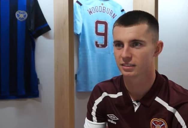 Ben Woodburn is preparing for his Hearts debut. Pic: Hearts TV